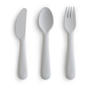 Mushie Pack Cubiertos Solid