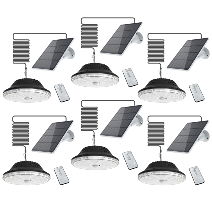 EZIlight® Solar roof Pack de 6