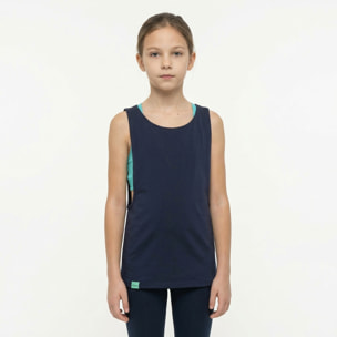 Canotta palestra da donna NISHER blu