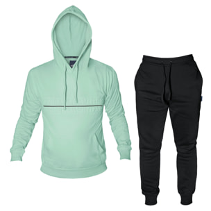 Tuta Uomo NAVIGARE Cotone Felpato Cappuccio