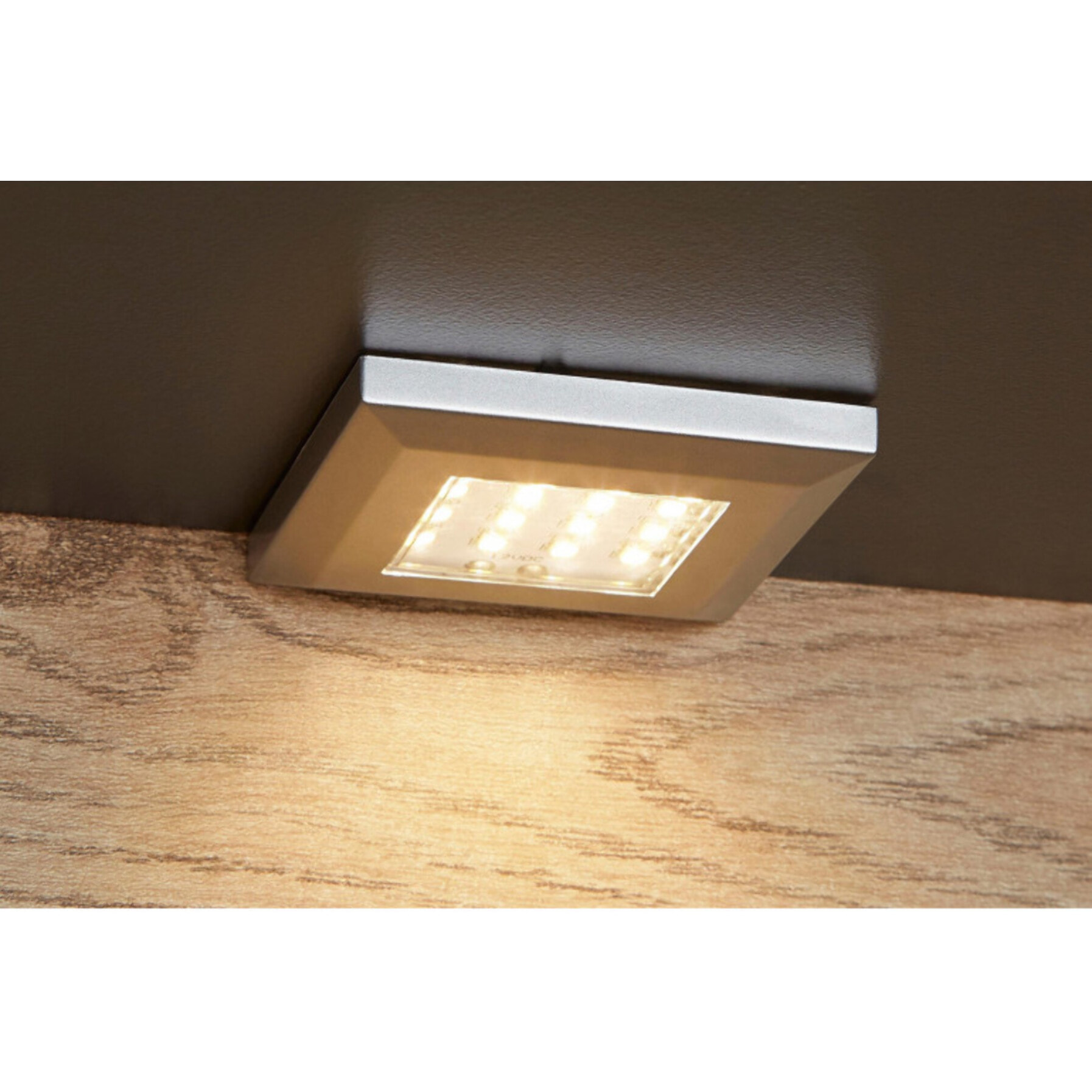 Meuble TV gris & effet bois L 210cm - TONY