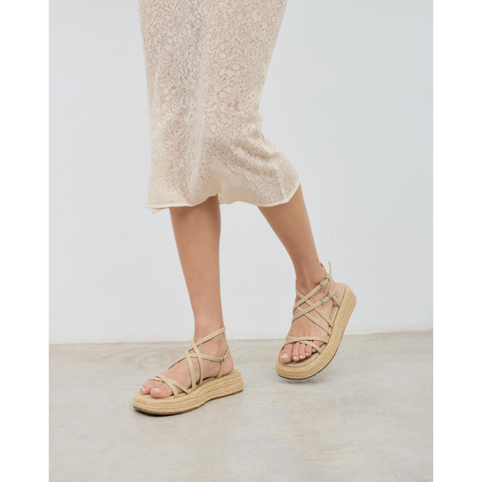 Sandalias de plataforma - Formentor - 4.5 cm