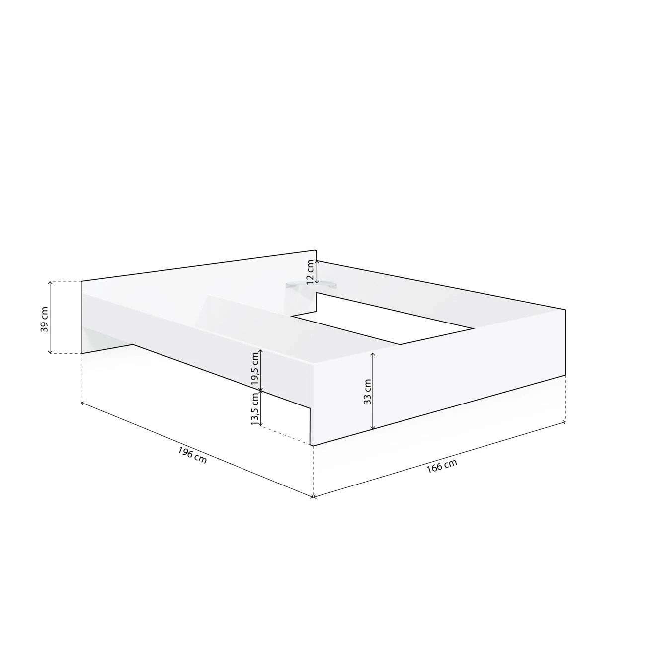 Cama Nitza Blanco Artik (Blanco Mate)