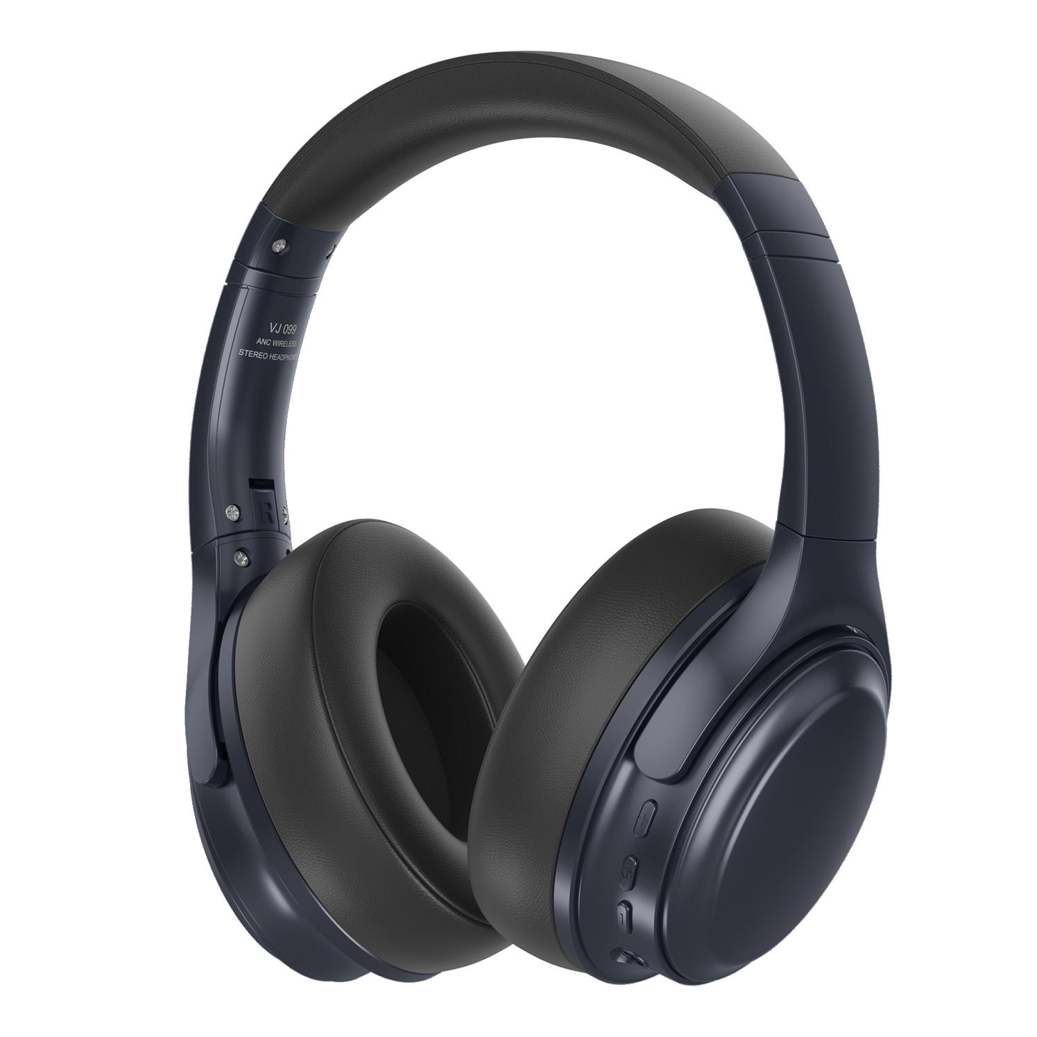 VJ099 Cuffie Bluetooth 5.3 con cancellazione attiva del rumore ANC. Accesso con assistente vocale a mani libere.