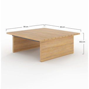 Table basse de jardin en bois d'acacia - Seya
