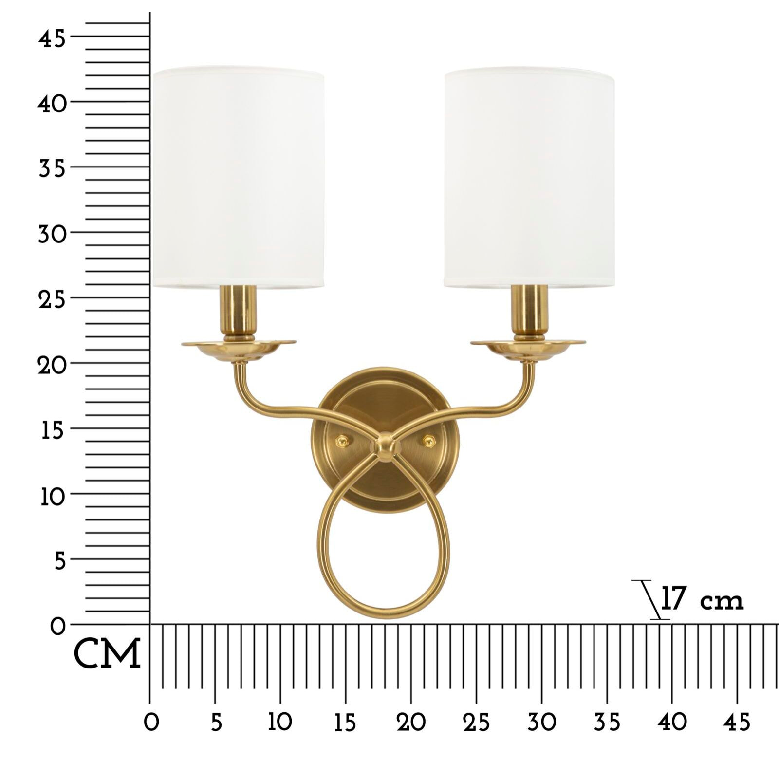 LAMPADA DA MURO ZAGABRIA CM 35,5X17X43