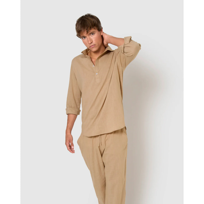 Camisa algodón cuerda