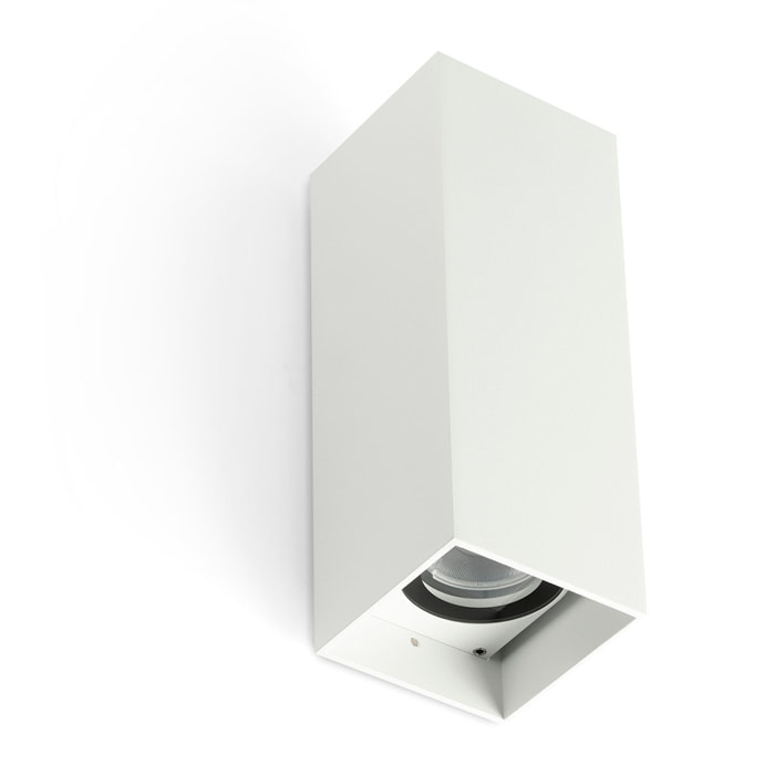 KOV 2L Lampe applique carré blanche 2700K 34°/34°