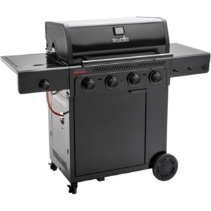 Barbecue gaz CHAR BROIL Essential 4G, sur chariot, 5 brûleurs dont 1 latéral, surface de cuisson 72 x 46 cm