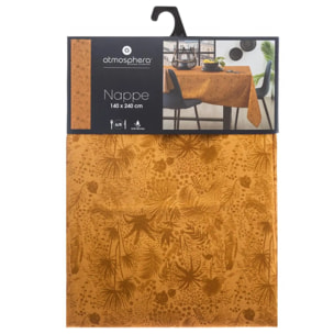 Nappe anti-tache "Tropikal" - jaune - 140x240 cm