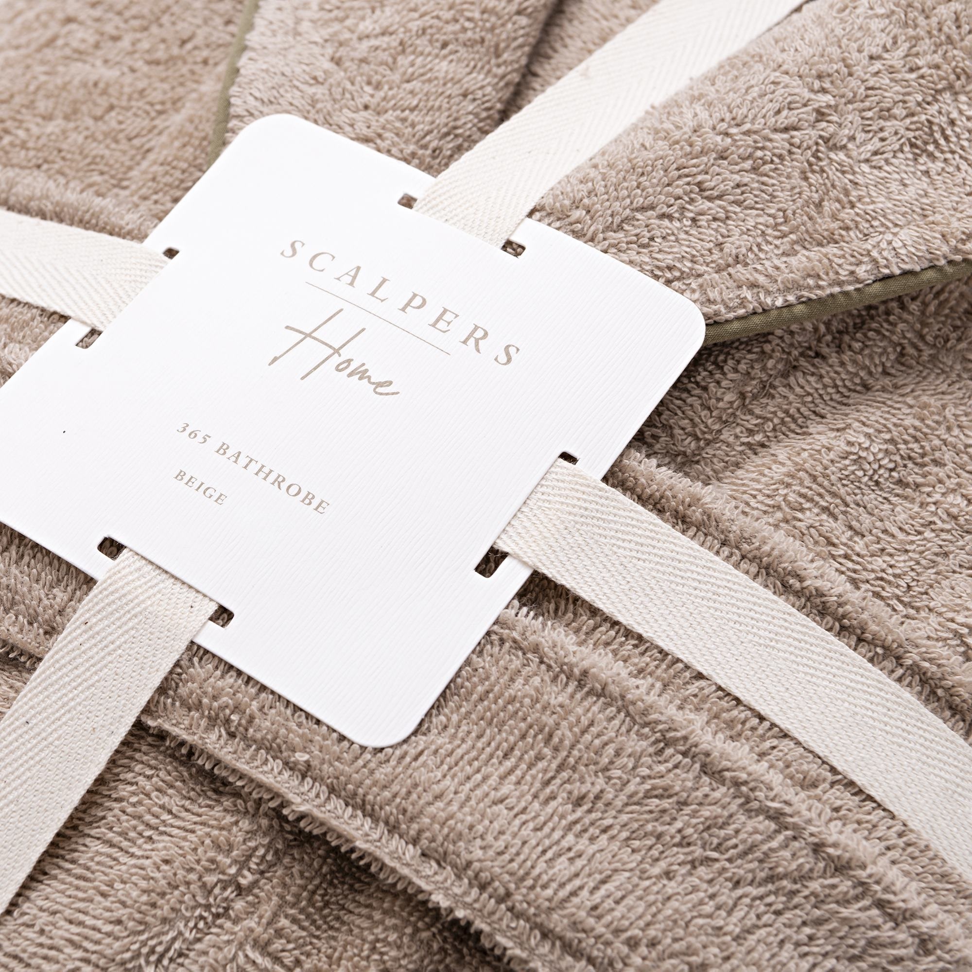 Albornoz s/m 100% algodón 360gsm beige scalpers home
