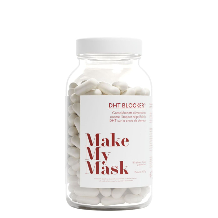 DHT Blocker - Complement Alimentaire Anti-Chute Hormonale 3 Mois