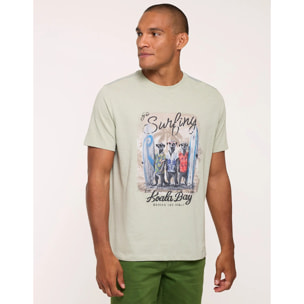 Camiseta Manga Corta Verde - Wilson