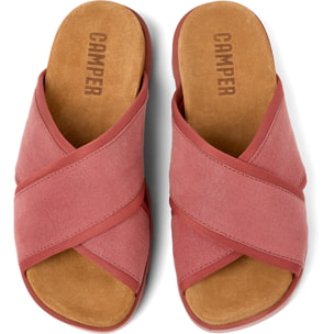 Sandalias - CAMPER Brutus - Rojo - Textil técnico (poliéster reciclado)