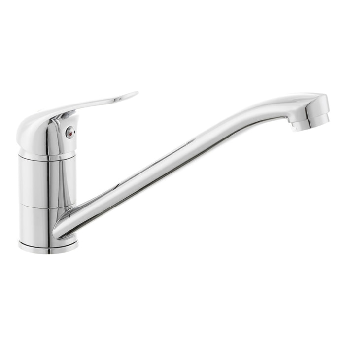 mitigeur d'évier sur pied avec bec pivotant, chrome (SIKOBSLPRO282)