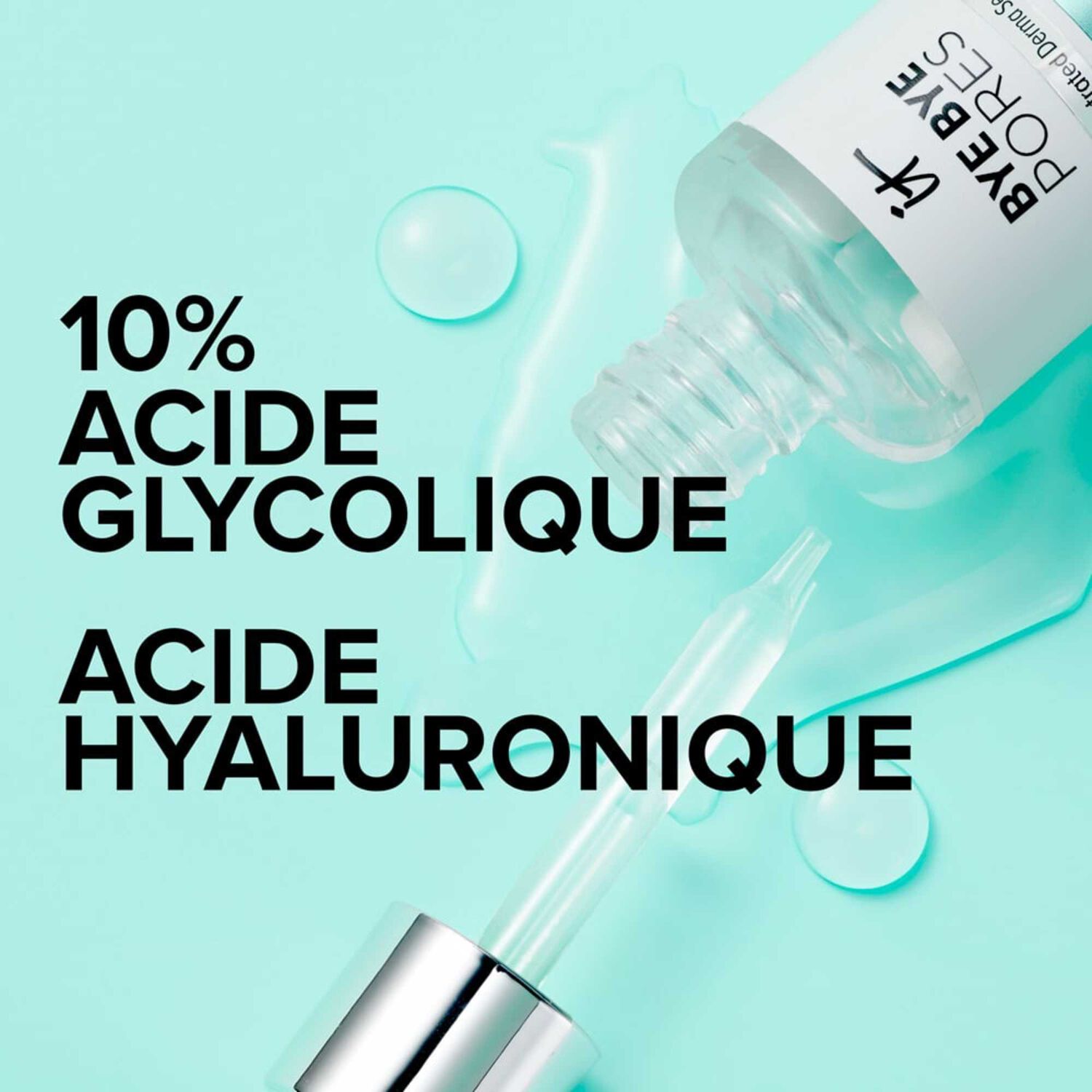 Bye Bye Pores - Sérum Anti-Pores Visibles à l'Acide Glycolique 30 ml