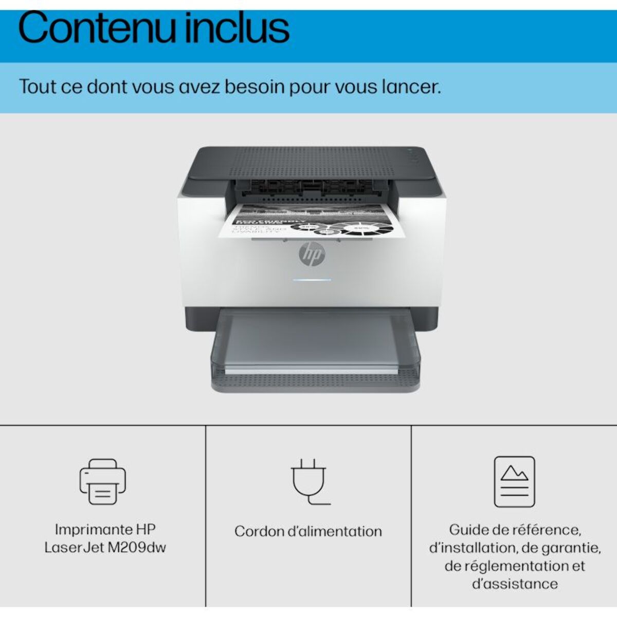 Imprimante laser HP LaserJet M209 dw
