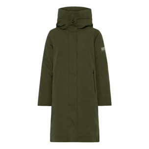 Abrigo para mujer ECOON Bayona Long jacket - Khaki