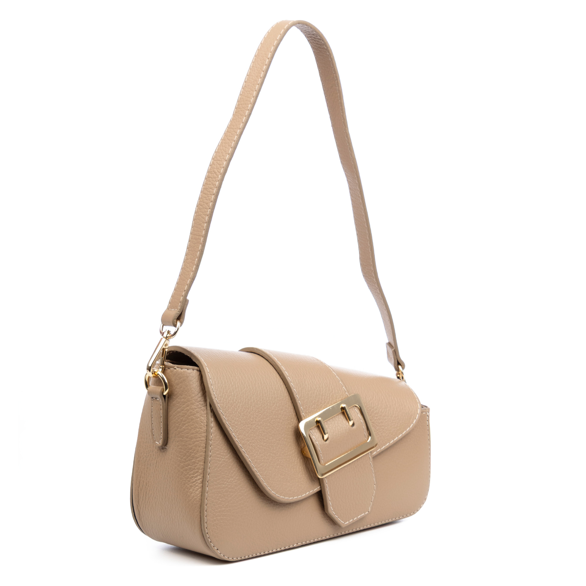 Barzago Borsa a spalla Donna. Pelle autentica Dollaro