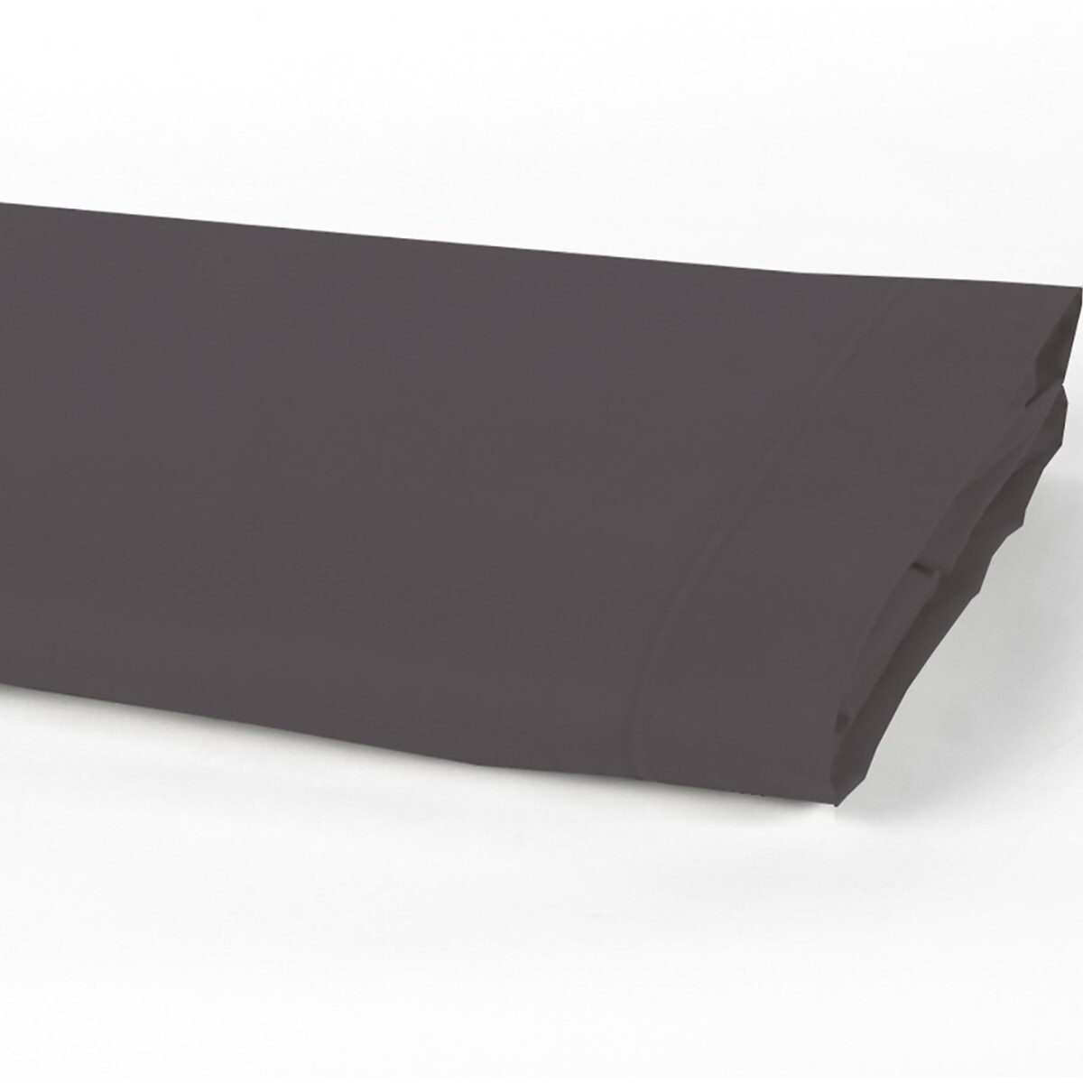 DRAP 2 PERS 240x300 percale de Coton - PERCALE GRIS