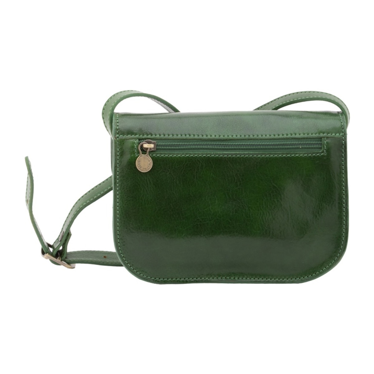 Borsa a tracolla da donna - Modello False - 100% pelle - 22.0 x 16.0 x 9.5 cm