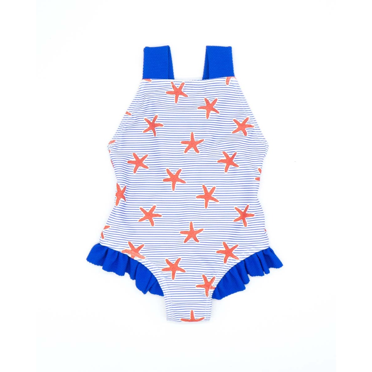 BAÑADOR RAYAS AZULES Y ESTRELLAS ROJAS