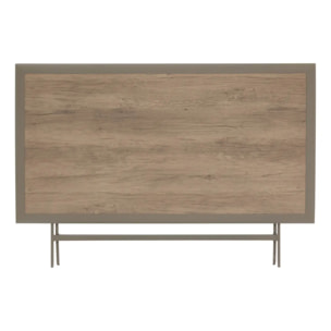 Table de jardin 6 places Azua pliable café 150x80cm