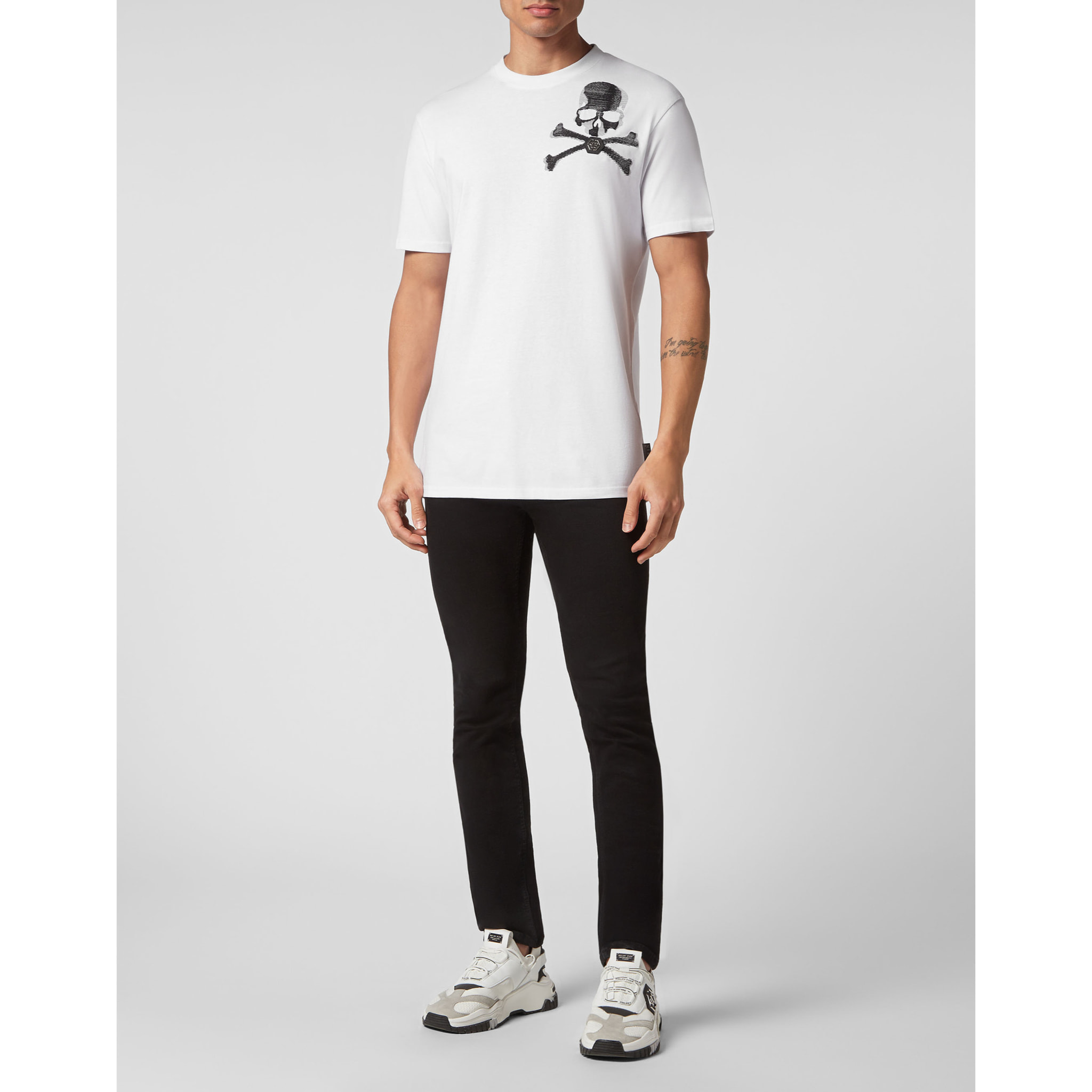 PHILIPP PLEIN Camiseta Cuello Redondo SKULL&BONES