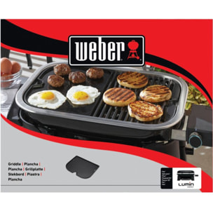 Plancha pour barbecue WEBER plancha pour Lumin Compact