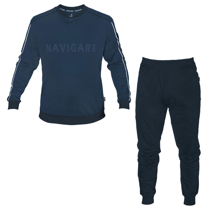 Pigiama Homewear Uomo NAVIGARE Cotone Interlock Art.141903