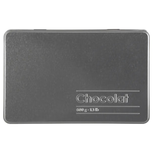 Boîte à chocolat métal "Black Edition" noir