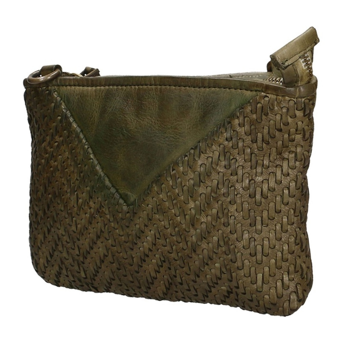 Borsa a tracolla da donna - Modello Eris - Vera pelle - 22.0 x 15.0 x 9.0 cm