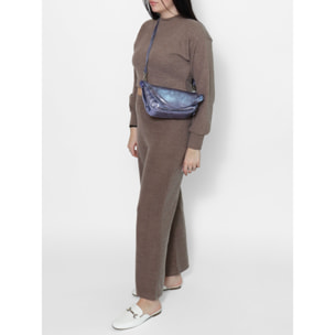 Borsa a spalla da donna In Vera pelle Made in Italy 26x15x10 cm