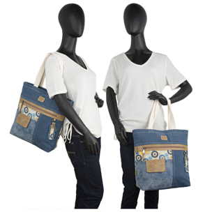 Bolso Shopper-Tote Lois Carolina Azul