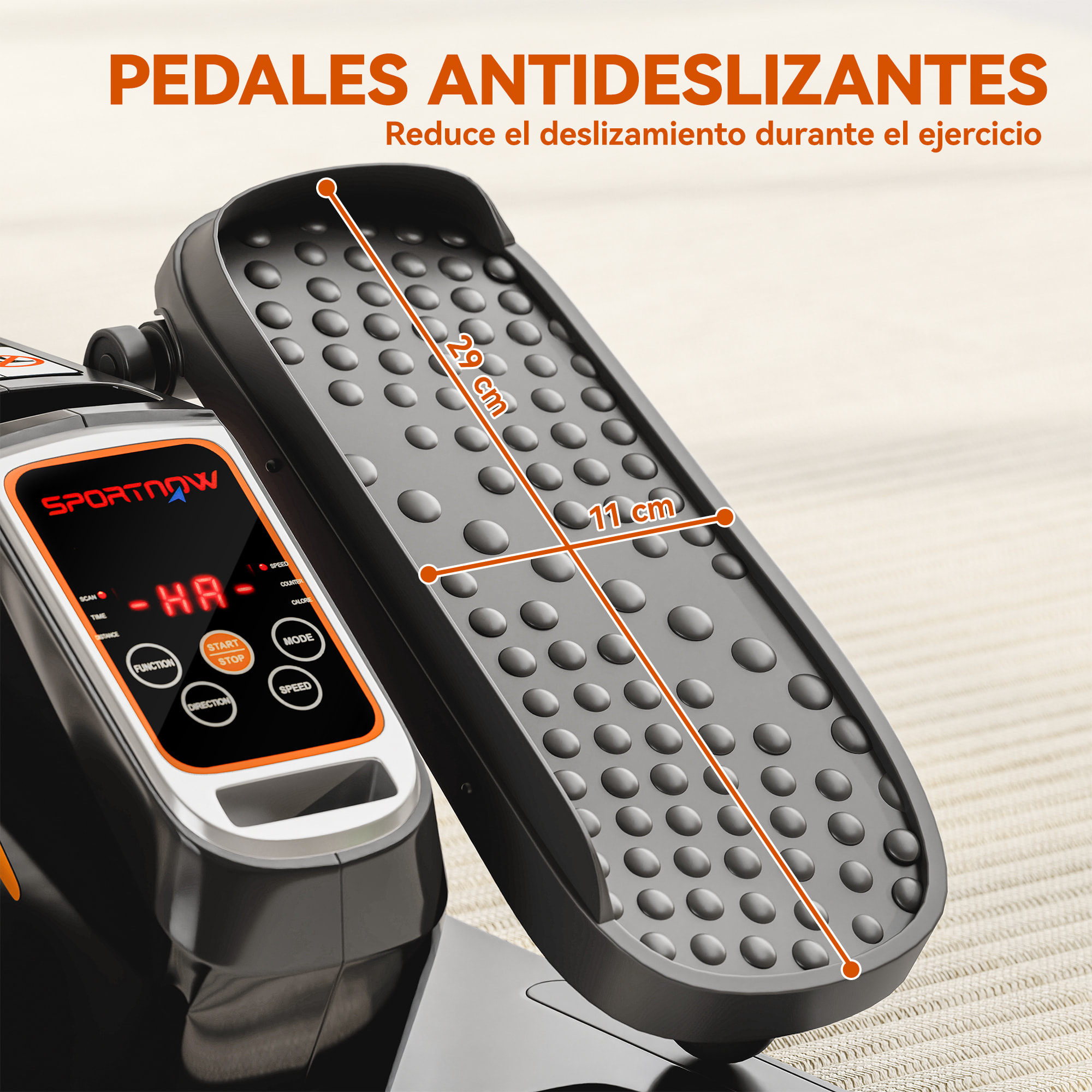 Mini Elíptica Eléctrica para Personas Mayores con 12 Velocidades, Modo Manual y Automático, Control Remoto, Pedaleador Eléctrico Silencioso Portátil con Pantalla LED y Pedales Antideslizantes