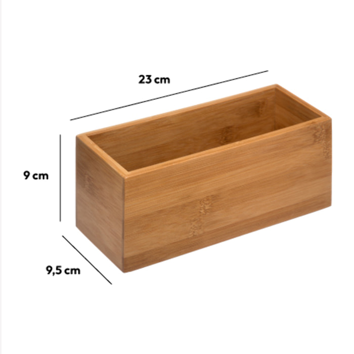 Organiseur 23x9m - Bambou