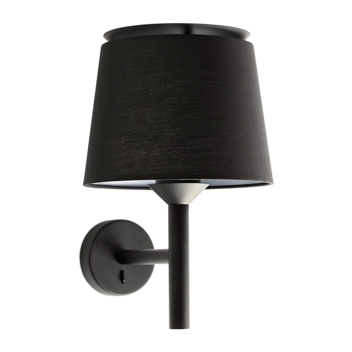 SAVOY Lampe applique noire/noire