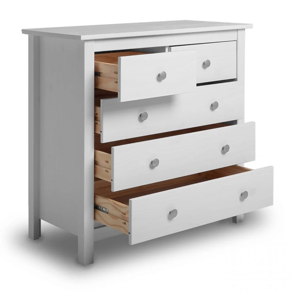 Cómoda Bay 5 cajones Blanco