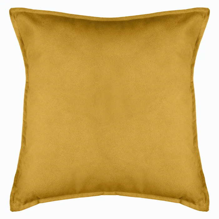 Coussin "Lilou" - jaune moutarde 55x55 cm