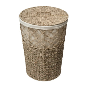 Panier à linge en roseau 15L "Vannerie"