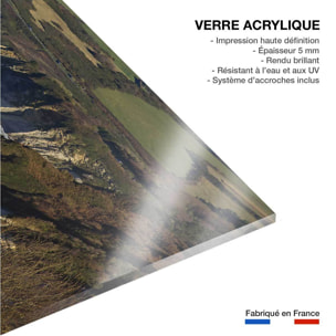 Tableau paysage ocean corniche d'hendaye  Tableau plexiglas