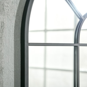 Espejo Decorativo de Pared 60x91 cm Espejo de Ventana para Salón Dormitorio