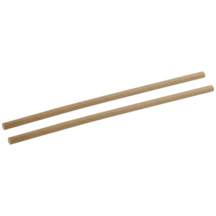 Boite de 250 pailles en papier brun 21 cm Fackelmann Nature