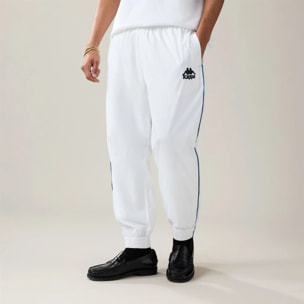 Kappa - Pantalones Hombre Blanco - Authentic Solorit