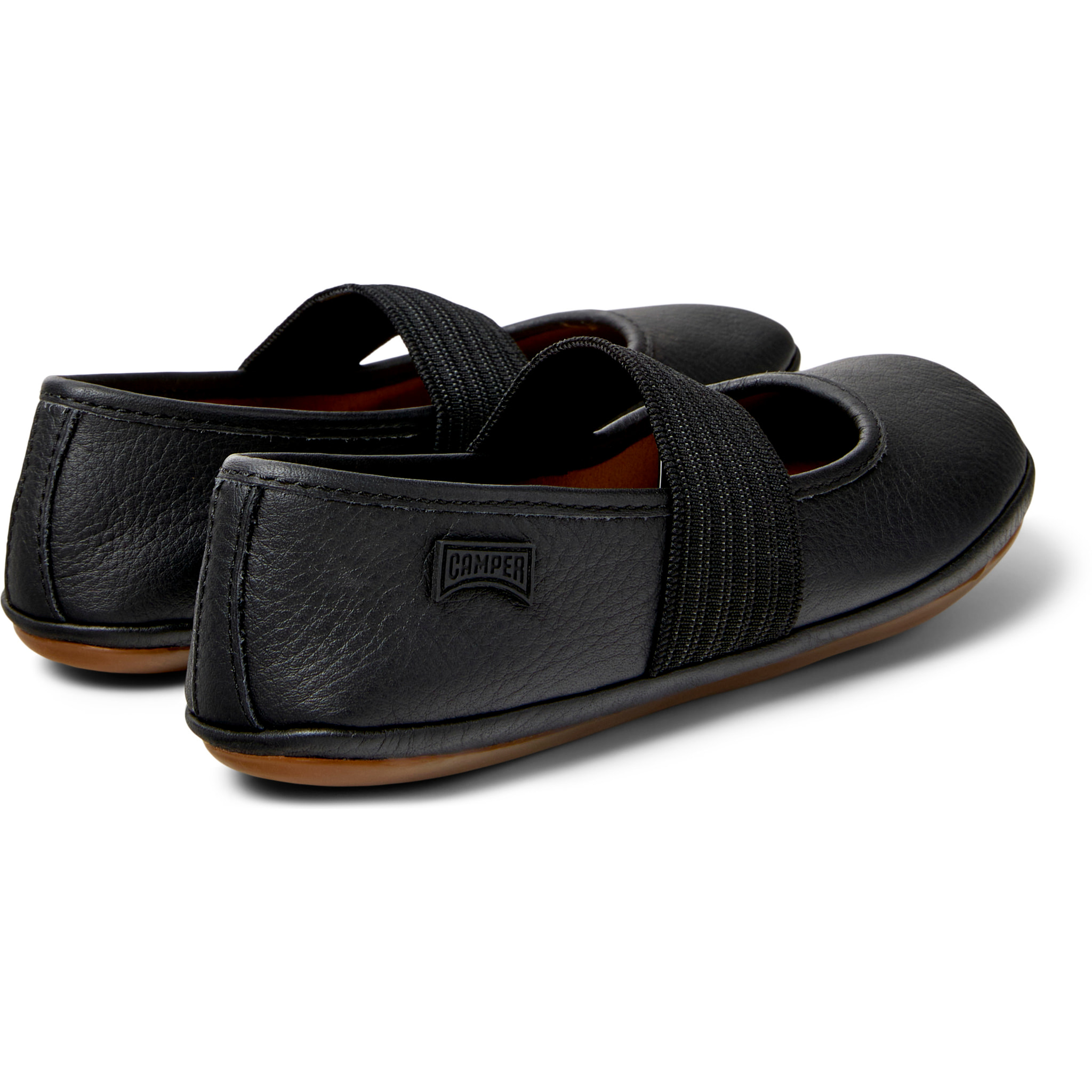 Bailarinas - CAMPER Right - Negro - Cuero liso