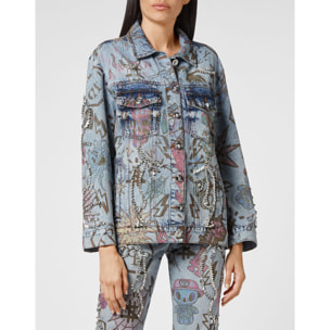 PHILIPP PLEIN Denim Jacket MONOGRAM
