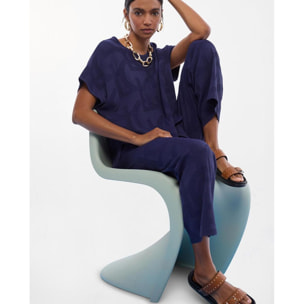 T-shirt in maglia jacquard LC