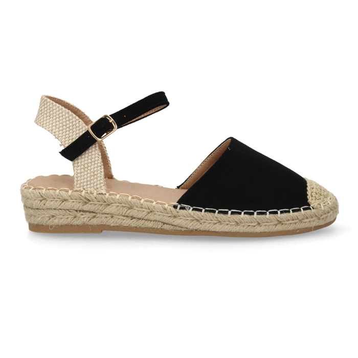 Alpargata mujer yute comoda cierre de hebilla