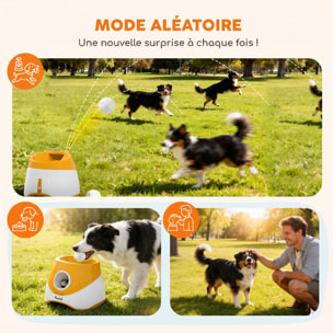 Lanceur de balles automatique pour chien 5 balles ETPU orange