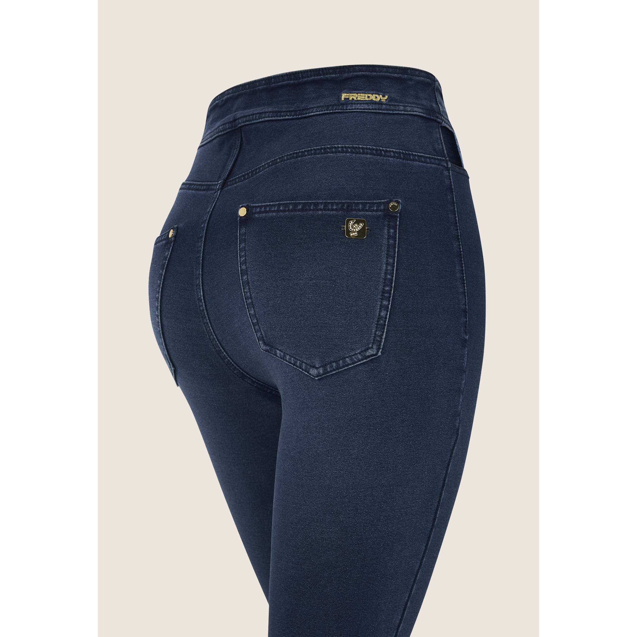 Jeggings N.O.W. 7/8 con vita alta e dettagli cut out